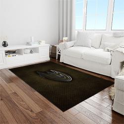 nhl anaheim ducks ice hockey team logo sport carpet area rug home decor light room ahd39