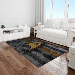 nhl anaheim ducks ice hockey team logo sport carpet area rug home decor light room ahd4