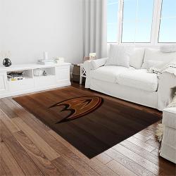 nhl anaheim ducks ice hockey team logo sport carpet area rug home decor light room ahd9