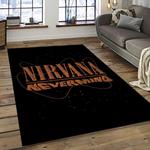 nirvana rock band punk rock music retangle carpet area rug home decor best gift for fan and friends dark room nv31