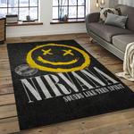 nirvana rock band punk rock music retangle carpet area rug home decor best gift for fan and friends dark room nv34