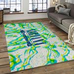 nirvana rock band punk rock music retangle carpet area rug home decor best gift for fan and friends dark room nv36