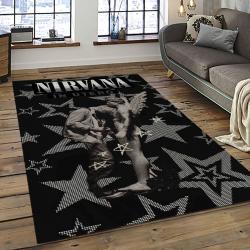 Nirvana Rock Band Punk Rock Music Retangle Carpet Area Rug Home Decor Best Gift For Fan And Friends NV7