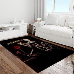 nirvana rock band punk rock music retangle carpet area rug home decor best gift for fan and friends light room nv14