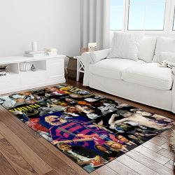 nirvana rock band punk rock music retangle carpet area rug home decor best gift for fan and friends light room nv21