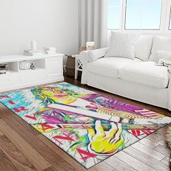 nirvana rock band punk rock music retangle carpet area rug home decor best gift for fan and friends light room nv26