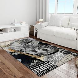 nirvana rock band punk rock music retangle carpet area rug home decor best gift for fan and friends light room nv32