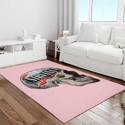 nirvana rock band punk rock music retangle carpet area rug home decor best gift for fan and friends light room nv41