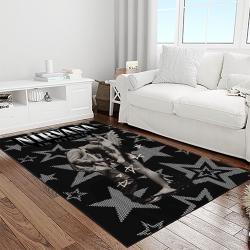 nirvana rock band punk rock music retangle carpet area rug home decor best gift for fan and friends light room nv7