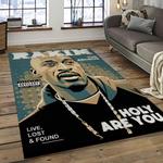 rakim rapper hiphop music retangle carpet area rug home decor best gift for fan and friends dark room rk1