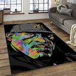 rakim rapper hiphop music retangle carpet area rug home decor best gift for fan and friends dark room rk15