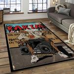 rakim rapper hiphop music retangle carpet area rug home decor best gift for fan and friends dark room rk18