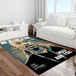 rakim rapper hiphop music retangle carpet area rug home decor best gift for fan and friends light room rk1