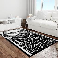rakim rapper hiphop music retangle carpet area rug home decor best gift for fan and friends light room rk16