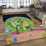 rick and morty cartoon tv show retangle carpet area rug home decor best gift for family dark room rm10