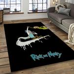 rick and morty cartoon tv show retangle carpet area rug home decor best gift for family dark room rm19