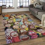 rick and morty cartoon tv show retangle carpet area rug home decor best gift for family dark room rm20