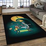 rick and morty cartoon tv show retangle carpet area rug home decor best gift for family dark room rm30