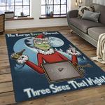 rick and morty cartoon tv show retangle carpet area rug home decor best gift for family dark room rm31