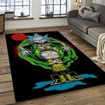 rick and morty cartoon tv show retangle carpet area rug home decor best gift for family dark room rm35