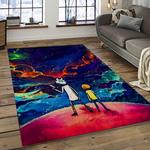 rick and morty cartoon tv show retangle carpet area rug home decor best gift for family dark room rm4