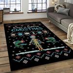 rick and morty cartoon tv show retangle carpet area rug home decor best gift for family dark room rm40