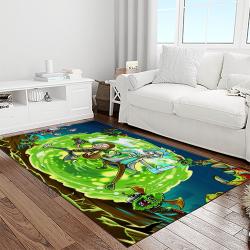 rick and morty cartoon tv show retangle carpet area rug home decor best gift for family light room rm11