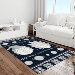 rick and morty cartoon tv show retangle carpet area rug home decor best gift for family light room rm21