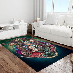 rick and morty cartoon tv show retangle carpet area rug home decor best gift for family light room rm27