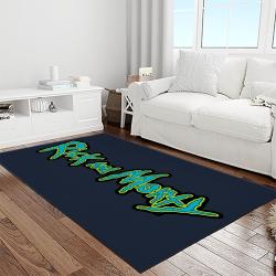 rick and morty cartoon tv show retangle carpet area rug home decor best gift for family light room rm3