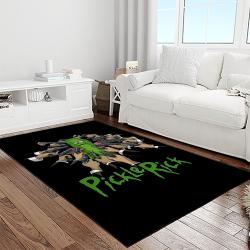 rick and morty cartoon tv show retangle carpet area rug home decor best gift for family light room rm33