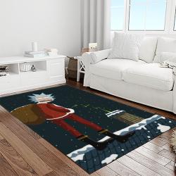 rick and morty cartoon tv show retangle carpet area rug home decor best gift for family light room rm39