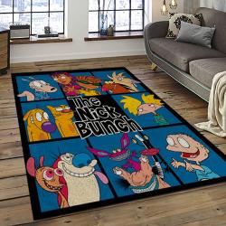 Rocket Power Action Cartoon Retangle Carpet Area Rug Home Decor Best Gift For Fan And Friends RP1