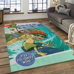 rocket power action cartoon retangle carpet area rug home decor best gift for fan and friends dark room rp11