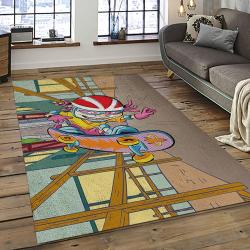 Rocket Power Action Cartoon Retangle Carpet Area Rug Home Decor Best Gift For Fan And Friends RP13