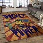 rocket power action cartoon retangle carpet area rug home decor best gift for fan and friends dark room rp16