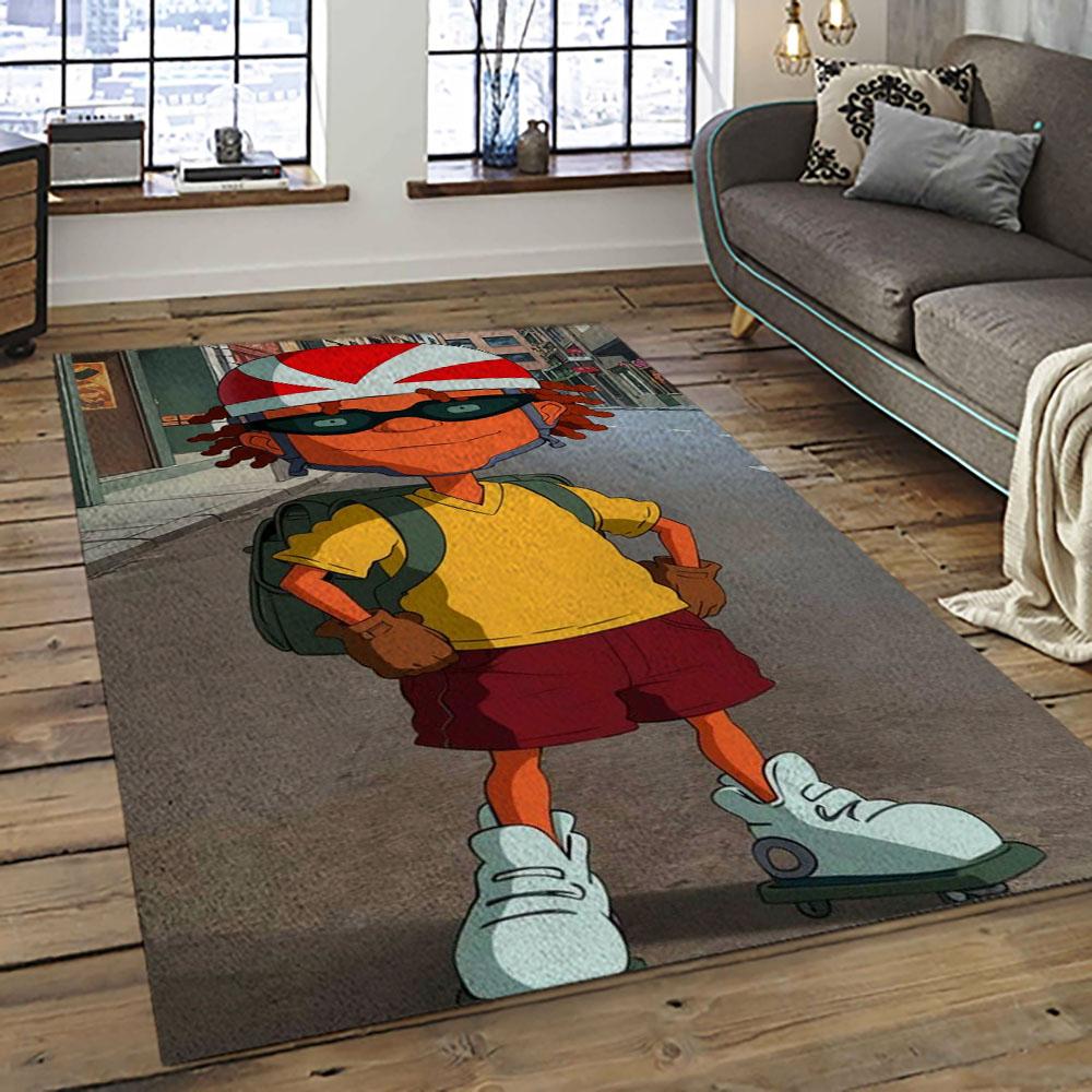 Rocket Power Action Cartoon Retangle Carpet Area Rug Home Decor Best Gift For Fan And Friends RP18 rocket power action cartoon retangle carpet area rug home decor best gift for fan and friends dark room rp18