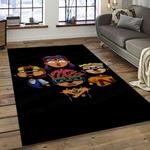 rocket power action cartoon retangle carpet area rug home decor best gift for fan and friends dark room rp19