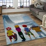 rocket power action cartoon retangle carpet area rug home decor best gift for fan and friends dark room rp25