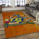 rocket power action cartoon retangle carpet area rug home decor best gift for fan and friends dark room rp28