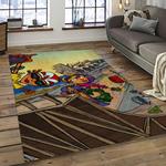 rocket power action cartoon retangle carpet area rug home decor best gift for fan and friends dark room rp35