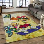 rocket power action cartoon retangle carpet area rug home decor best gift for fan and friends dark room rp8