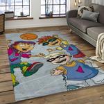 rocket power action cartoon retangle carpet area rug home decor best gift for fan and friends dark room rp9
