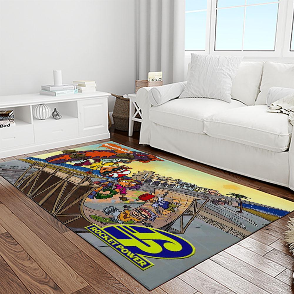 Rocket Power Action Cartoon Retangle Carpet Area Rug Home Decor Best Gift For Fan And Friends RP12 1 rocket power action cartoon retangle carpet area rug home decor best gift for fan and friends light room rp12
