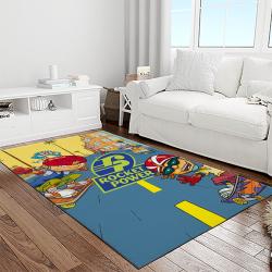 rocket power action cartoon retangle carpet area rug home decor best gift for fan and friends light room rp22