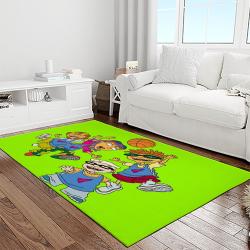 rocket power action cartoon retangle carpet area rug home decor best gift for fan and friends light room rp23