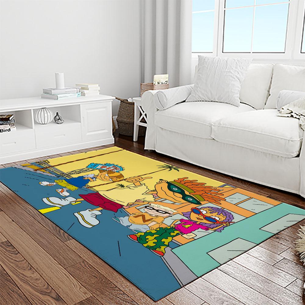 Rocket Power Action Cartoon Retangle Carpet Area Rug Home Decor Best Gift For Fan And Friends RP24 1 rocket power action cartoon retangle carpet area rug home decor best gift for fan and friends light room rp24