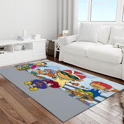 rocket power action cartoon retangle carpet area rug home decor best gift for fan and friends light room rp29