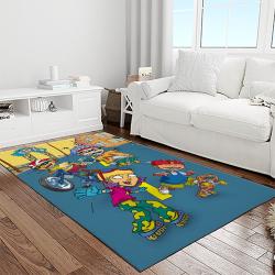 rocket power action cartoon retangle carpet area rug home decor best gift for fan and friends light room rp31