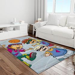 rocket power action cartoon retangle carpet area rug home decor best gift for fan and friends light room rp9